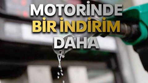 Motorinde bir indirim daha